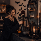 Decoration Mystery Flower Gothic Rose