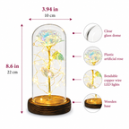 Crystal Hologram Rose Elegant Gift