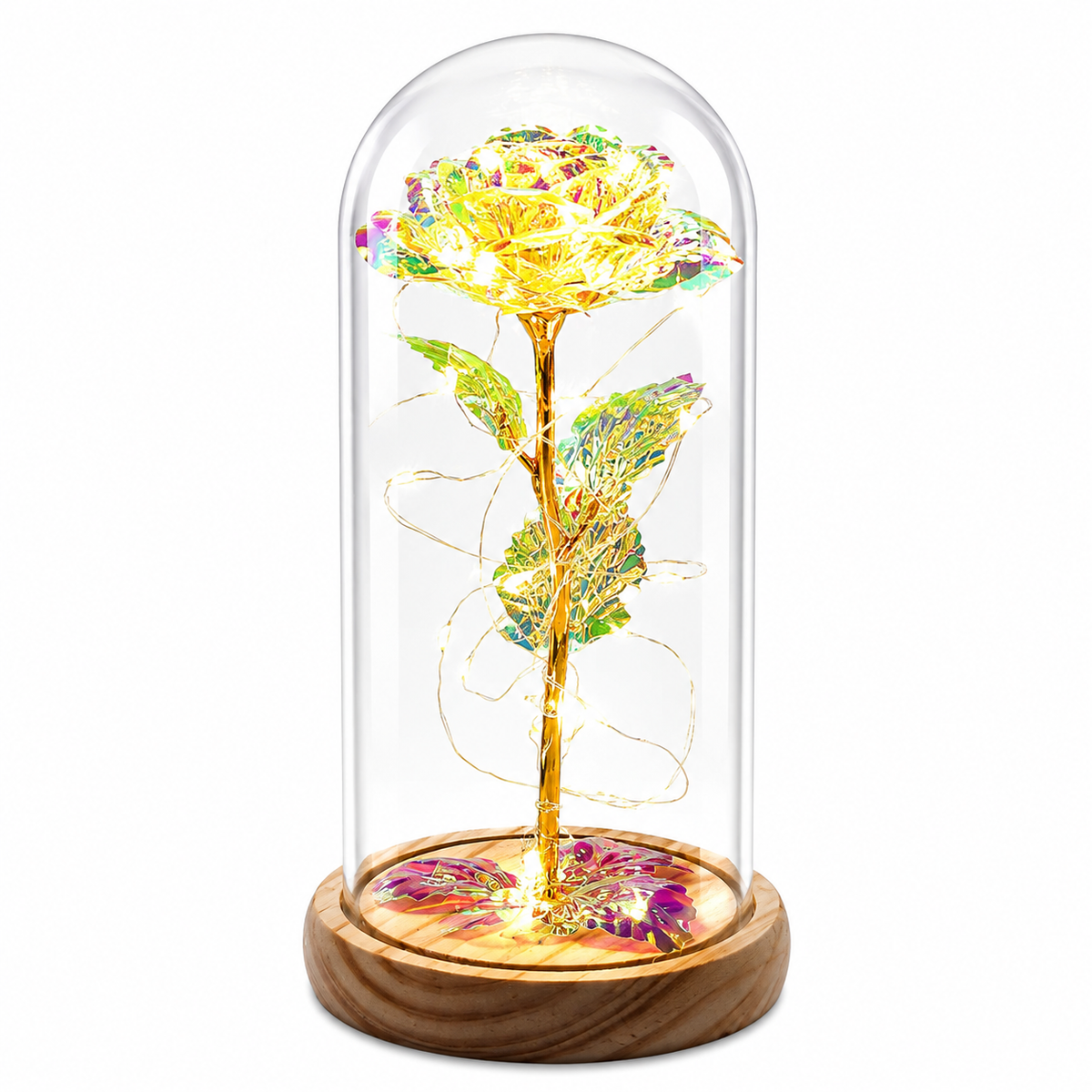 Galaxy Rose Hologram Elegant Gift