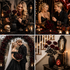 Decoration Mystery Flower Gothic Rose