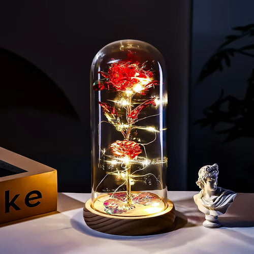 Crystal Hologram Rose Elegant Gift