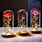 Crystal Hologram Rose Elegant Gift