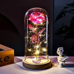 Crystal Hologram Rose Elegant Gift