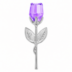 Crystal Metal Simulation Rose