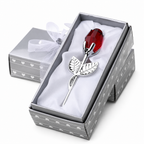 Crystal Metal Simulation Rose