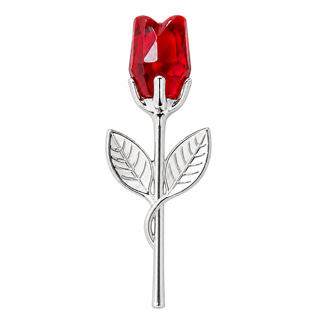 Crystal Metal Simulation Rose