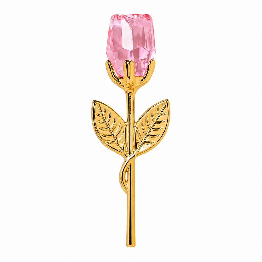 Crystal Metal Simulation Rose