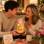 Enchanted Rose - Gilter Petal Gold Stem