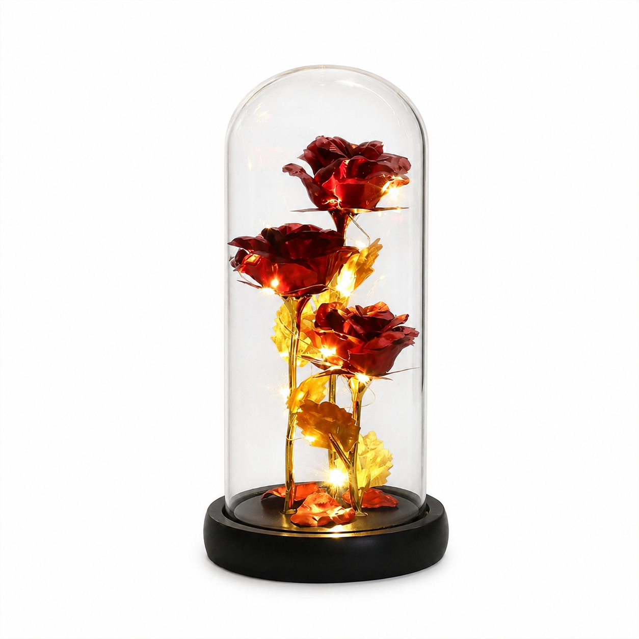 Enchanted Rose - Artificial Rose Triple Light Up