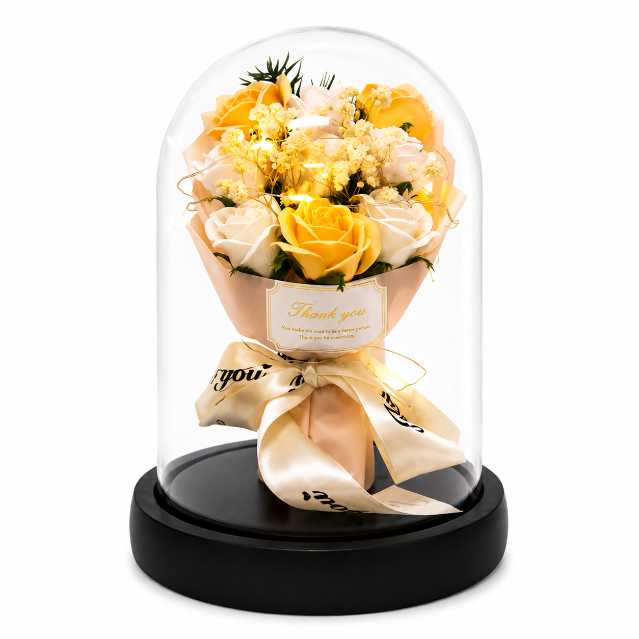 Enchanted Rose - Transparent Acrylic Rose Set