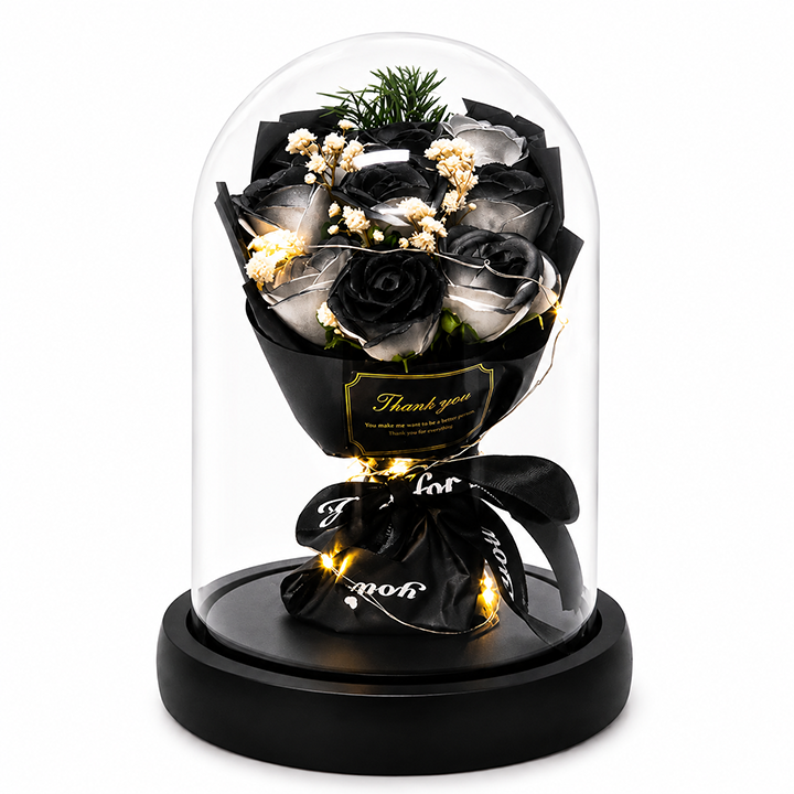Enchanted Rose - Transparent Acrylic Rose Set