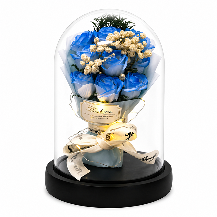 Enchanted Rose - Transparent Acrylic Rose Set