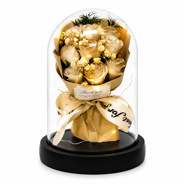 Enchanted Rose - Transparent Acrylic Rose Set
