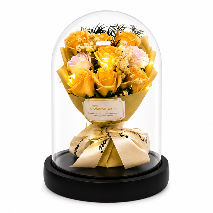 Enchanted Rose - Transparent Acrylic Rose Set