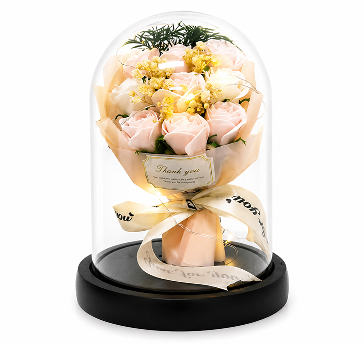 Enchanted Rose - Transparent Acrylic Rose Set