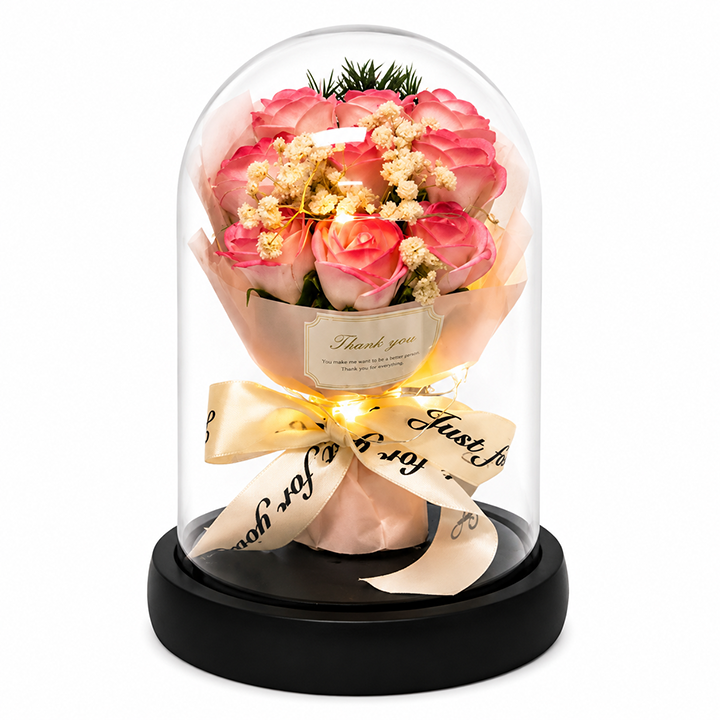 Enchanted Rose - Transparent Acrylic Rose Set