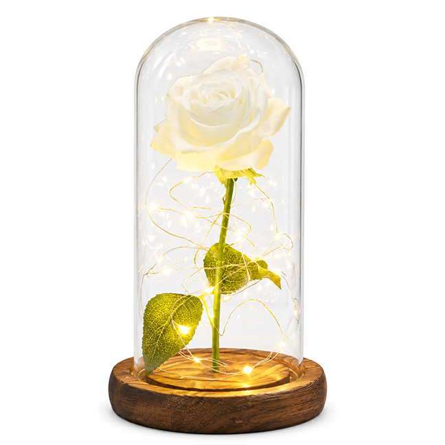 Beautiful Rose Full Bloom Light