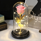 Enchanted Rose - Gilter Petal Gold Stem