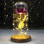 Enchanted Rose - Layer Petal Gold Stem